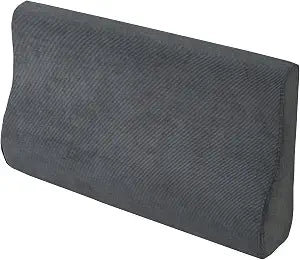 Twin XL Wedge headboard Pillow with Firm Foam Triangular Bed Wedge Pillow for Headboard Large Couch Back Support Pillow for Bed Sitting up Replacement, Gray