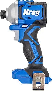 Kreg 20V Ionic Drive 1/4" Compact Impact Driver - Compact, Cordless Driver with 2,200 in-lbs of Torque - 20V Variable Speed - LED Work Light - Bare Tool - KPTDV025A