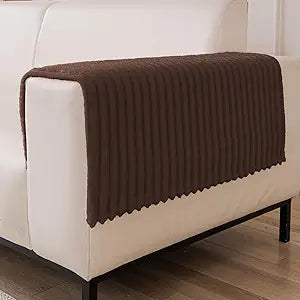 Waterproof Couch Cover for Dogs, Sofa Covers Washable & Non-Slip, Soft Dog Bed Blanket Protector for Sectional, Loveseat, Living Room Furniture (Coffee, 23.62"x 23.62" 2 Pack)
