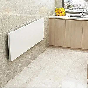Folding Wall-Mounted Drop-Leaf Table,Wall Mounted Dining Table,Wall Mounted Heavy Duty Folding Wall Table Computer Desk,Kitchen Dining Table,for Small Space, (Multiple Sizes)