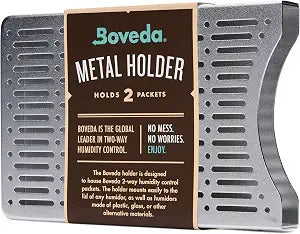 Boveda Aluminum Pack Holder, Holds 2 Size 60  Humidifier Box