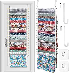 Sewing Room Hanging Wall Fabric Organizer, 16.5 Inch