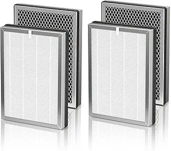 25 Replacement Filter for 25 Air Purifier S1/W1/B1, 3-in-1 H13 True HEPA Activated Carbon Filter