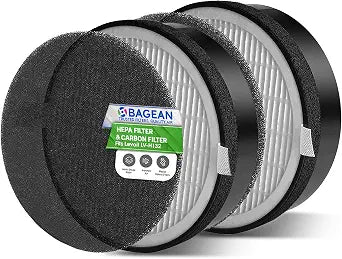 Bagean LV-H132 HEPA Replacement Filter for Levoit Air Purifier (2-Pack)