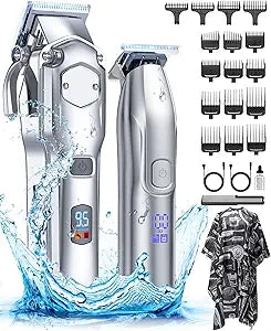 Romanda Hair Clippers and Trimmers Set Cordless for Men Grooming,Barber Set