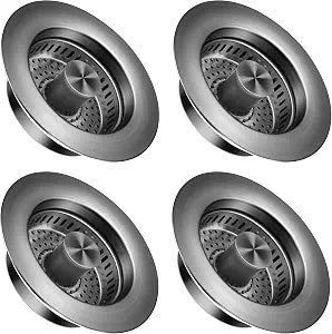 TGOSOMT Kitchen Sink Drain Strainer Stopper, Anti-Clog & Quick Drain