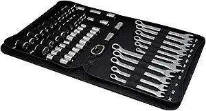 CRAFTSMAN Mobile Mechanics Tool Set, 3/8 Inch Drive, 72 Tooth Ratchet, 47 Piece (CMMT12119)