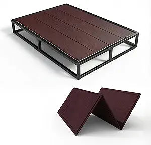 10mm Bunkie Board(60x76 Queen Size) Lightweight Design | Low Profile Bed Support Bed Board, Breathable, Quiet, Moisture Resistant | Folding Spring Support Board | Split Fully Assembled
