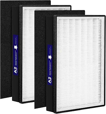 Type A2 Replacement Filter Compatible with Filtrete Room A2 Air Purifier