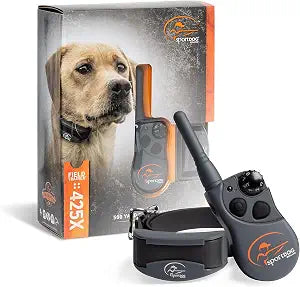 SportDOG FieldTrainer 425X - Remote Trainer Designed for Off-Leash Control & Training - 500-Yard Range - Waterproof - Quick Charge-Collar with 21 Levels of Static, Tone, & Vibration