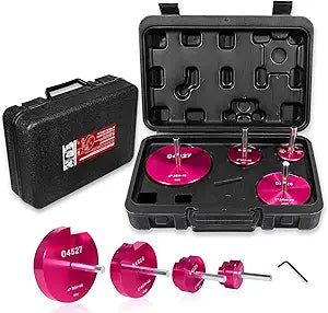 4-Piece Plastic Pipe Reamer Tool Kit for PVC, CPVC, and ABS Fittings, Includes 1.5", 2", 3", 4" Reamers, Compatible with Standard 1/2" Drills, 3/8" Hex Shaft, for Exhaust, Drain, Water Pipes Cleaning