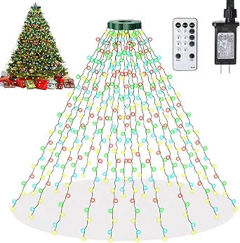 9.8FT Christmas Tree Lights for Christmas Decorations- Multicolor