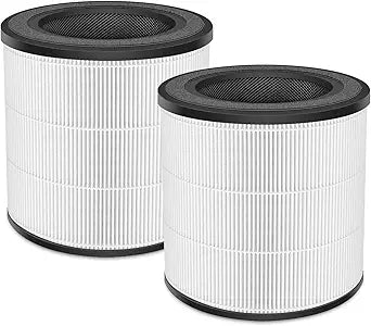 Replacement Air Filter Compatible with BOSCH 2000 Air Purifier, 3 in 1 True Filter, H13 High-Efficiency Activated Carbon 2-Pcs