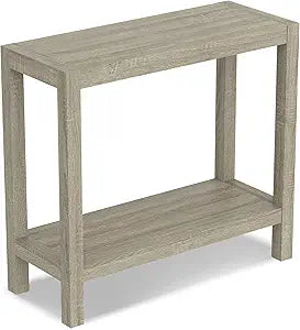 Safdie & Co Dark Taupe Farmhouse Entry Table, Console Tables for Entryway, Use As Doorway Table, Hallway Desk, or Accent Furniture for Decorating Foyer, 26 x 10 x 23 Inches