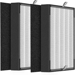 2-Pack 45i and Flex True Replacement Filter Compatible with old BreatheSmart Flex and 45i Air Purifiers, 22-in-1 Filters + 2Carbon Pre-Filters