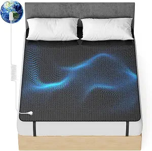 Grounding Mat for Bed, Grounding Mat Full Size, Grounding Mattress Pad for Sleeping, Stress, Enjoy Grounding Indoors,54''  78''