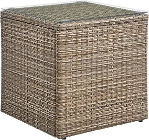 Modway Convene Outdoor Patio Side Table in