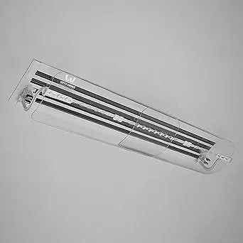 WITFORMS Grille Adjustable AC Air Deflector - 360┬░ Rotatable - Extends 24" to 43" Length - Fits Most Standard Liner Central Air Vents - Transparent Design - Measure Before Purchase