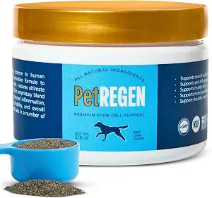 Regenerative Wellness Supplement for Dogs & Cats  Supports Joint Health, Mobility, Healthy Aging, Energy, Digestion & Immune Health  30 Scoops