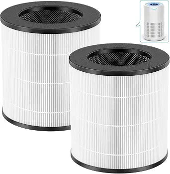 2 Pack D09 Replacement Filter for Tailulu D09 Air Purifier