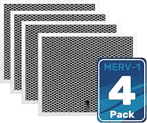 Argendon Filter Replacement, MERV-1 Filter Replacement Set for Crawl Space & Basement Dehumidifier Shield 35P & Shield 35M(4 Pack)