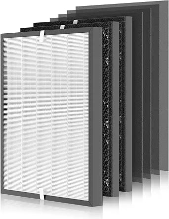 3000 Replacement Filter Compatible with Air Doctor 3000 Air Purifier, 1 Premium Filter + 2 VOCs Filters + 4 Pre-Filters, Compare to ADF3001 ADF3002 ADF3003, 7-Pack