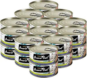 Fussie Cat Premium Tuna & Threadfin Bream in Aspic Grain-Free Wet Cat Food 2.82oz, case of 24