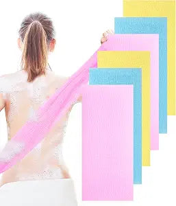 6 PCS Exfoliating Washcloths, 35 Inch Nylon Towel