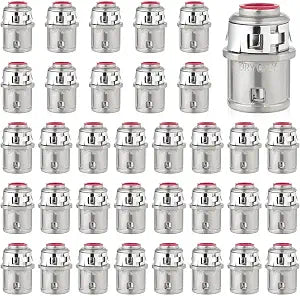 35Pcs MC Cable Connectors, 3/8" Snap-In Conduit Cable Connector