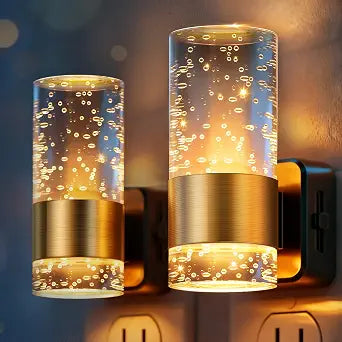 JandCase Night Light, Night Lights Plug into Wall, 2 Pack 3000K