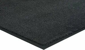 Herco 3' x 5' Indoor Outdoor Plush Carpet Entrance Mat - Black