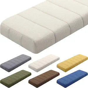 Wenqik 36x14x4 Inch Bench Cushion for Indoor Outdoor Furniture, Beige