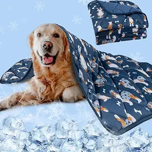 Cooling Mat for Dogs XLarge Blanket | Premium Lightweight Pet Blanket Bed Cover for Dogs, Cat | Dog Cooling Pad Furniture Protector Couch Sofa Floor| Machine Washable Pet Blanket, 60''x80''