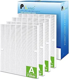 115115 Filter Replacements C535 Replacement Filters For Winix PlasmaWave C535, 5300, 6300, 5300-2, 6300-2, P300, 9000, 5000, 5000B Air Purifier, for Winix Size 21 Filter A - 4 Pack Hepa Only