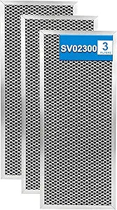 3 Pack SV02300 HRV Air Exchanger Replacement Filter Compatible with Venmar AVS/VanEE Air Exchangers Models: 90H, 190H, Constructo 1.5 and 2.0, Constructo Quattro 1.5 and 2.0 (02300)