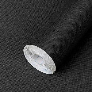 Self Adhesive Shelf Liner, 11.8" x 118.1" Peel and Stick Drawer Liner Black