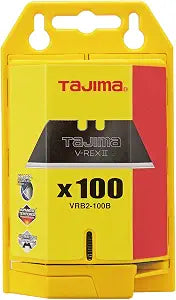 TAJIMA Utility Knife Blades, V-REX II Box Cutter Blades, 100 Pack