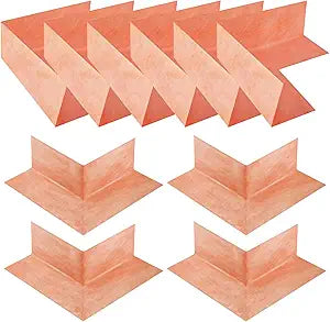 10 Pcs Shower Membrane, Waterproof Corner Cover Set, 6 Inside & 4 Outside Waterproofing Membrane Liners, Polyethylene Seamless Membrane for Shower, Bathtub, Wall, Balcony, Steam Room