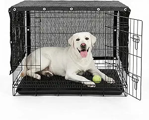 ShadeMart 8' x 16' Black Dog Kennel Shade Cover, 90% UV Block Shade Cloth, Mesh Tarp with Grommets for Dog Playpen, Dog Pen, Dog Run, Dog Crate, Fence Privacy Screen (We Make Custom Size)