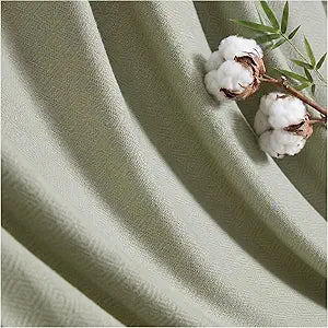Madison Park Queen Size Blanket, 70% Rayon Bamboo-Based, 30% Cotton, Breathable for Hot Sleepers Menopause, Ultra Soft and Snag-Resistant, Summer Blanket for Bed or Couch, Queen 90"x90" Sage Green