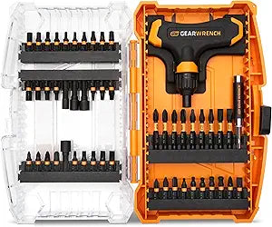 GEARWRENCH 51 Piece Micro Bit Set With Ratcheting T-Handle | 83535D