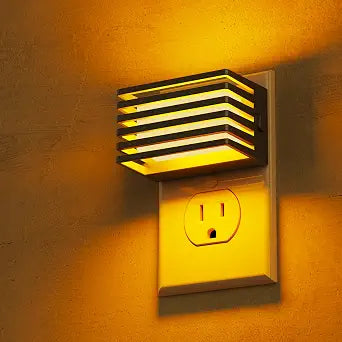 L LOHAS LED Night Lights Plug into Wall, 2 Pack Modern Night Light