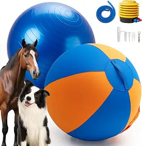 Herding Ball for Dogs 22", Durable Dual-Layer Herding Ball for Australian Shepherds, Outdoor Training Toy for Medium & Large Breeds, Ideal for Herding Dog Exercise