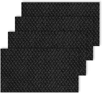 6.3 x 4.3 x 3/16 Activated Carbon Filter Compatible with Windmill Window Air Conditioner, Filters Smoke, Pollen, Dust et., 4 Pack