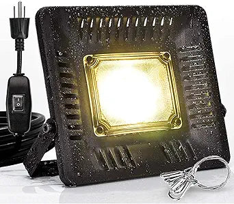 150W Waterproof Plant Light, Outdoor Grow Light,Sunlike,Full Spectrum LED Grow Lamp,Without Noise,Ultra Thin,Heat Dissipation,for Seedling Growing Blooming Fruiting