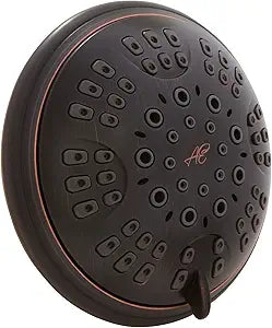 Aqua Elegante 6 Function Luxury Shower Head - High Pressure Boosting, Adjustable Wall Mount, Bathroom Showerhead With Anti-Clog Nozzles For Low Flow Showers - 2.5 GPM - Oil-Rubbed Bronze
