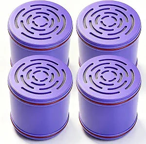 4-Pack Filter Cartridge compatible with Lucinn Pro Filtered Shower Head