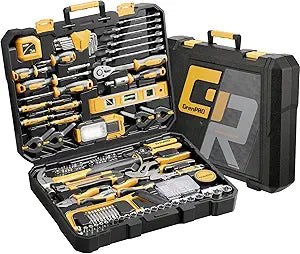 GRENPRO 239PCS Tool Set Tool Kit For Home, Basic Household Automotive Motorcycle Car Tool Kits, Portable Plastic Mechanics Tools Boxes Sets With Organizers And Storage Case For Men Women All Purpose