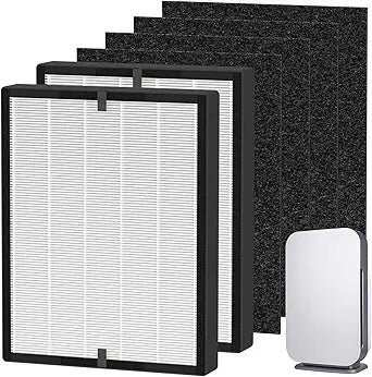 2 Pack 45i Filter Replacement Fit for Alen BreatheSmart 45i / Flex Air Purifier H13 True HEPA Filter for Alen Breathesmart 45i Filter 2 H13 HEPA Filters + 4 Pre-Filters B4-Pure / Fl40