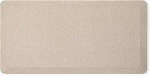 KitchenAid Gourmet Series Kitchen Comfort Gel Mat, Solid Basketweave, Milkshake Tan, 20"x39"